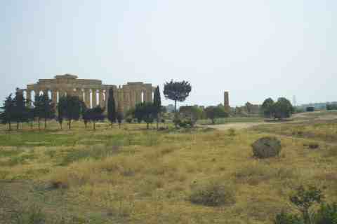 Alte griechische Tempelanlage in Selinunte